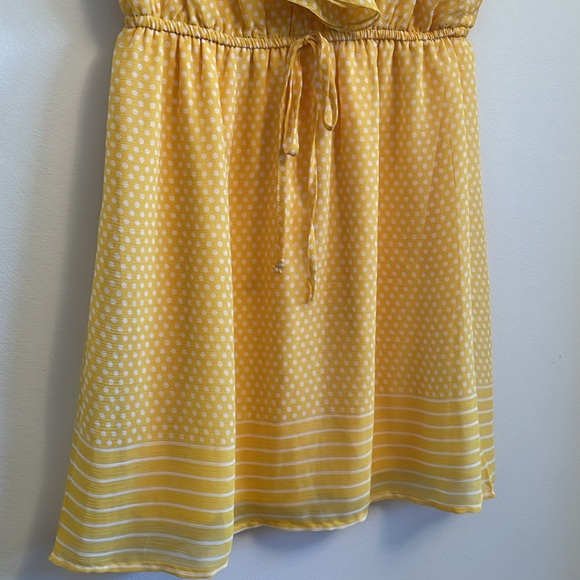 BeBop Polka Dot Yellow Summer Dress - Picture 7 of 7